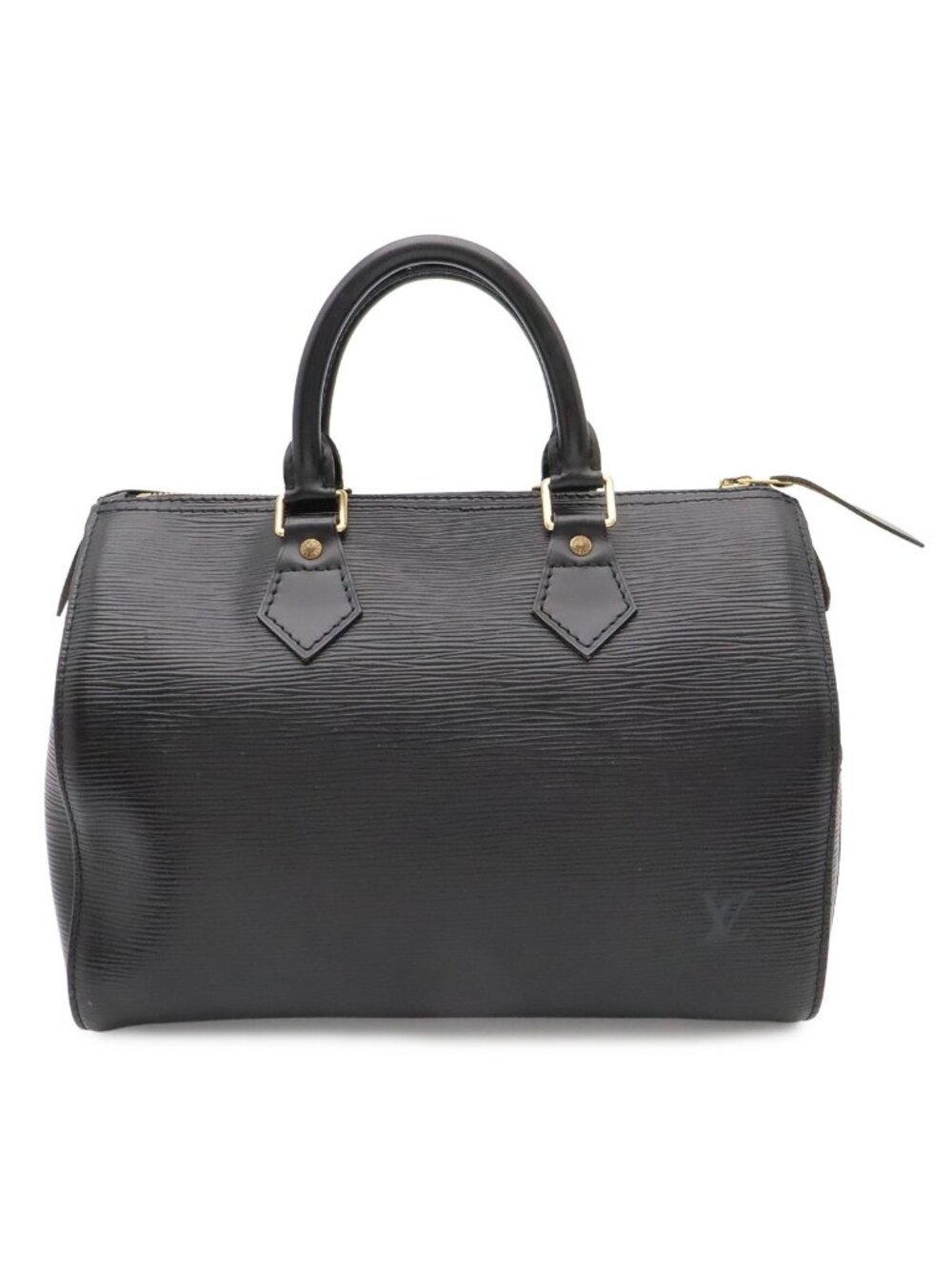 Louis Vuitton Epi Speedy 25 Mini Boston Bag Noir Black Gold